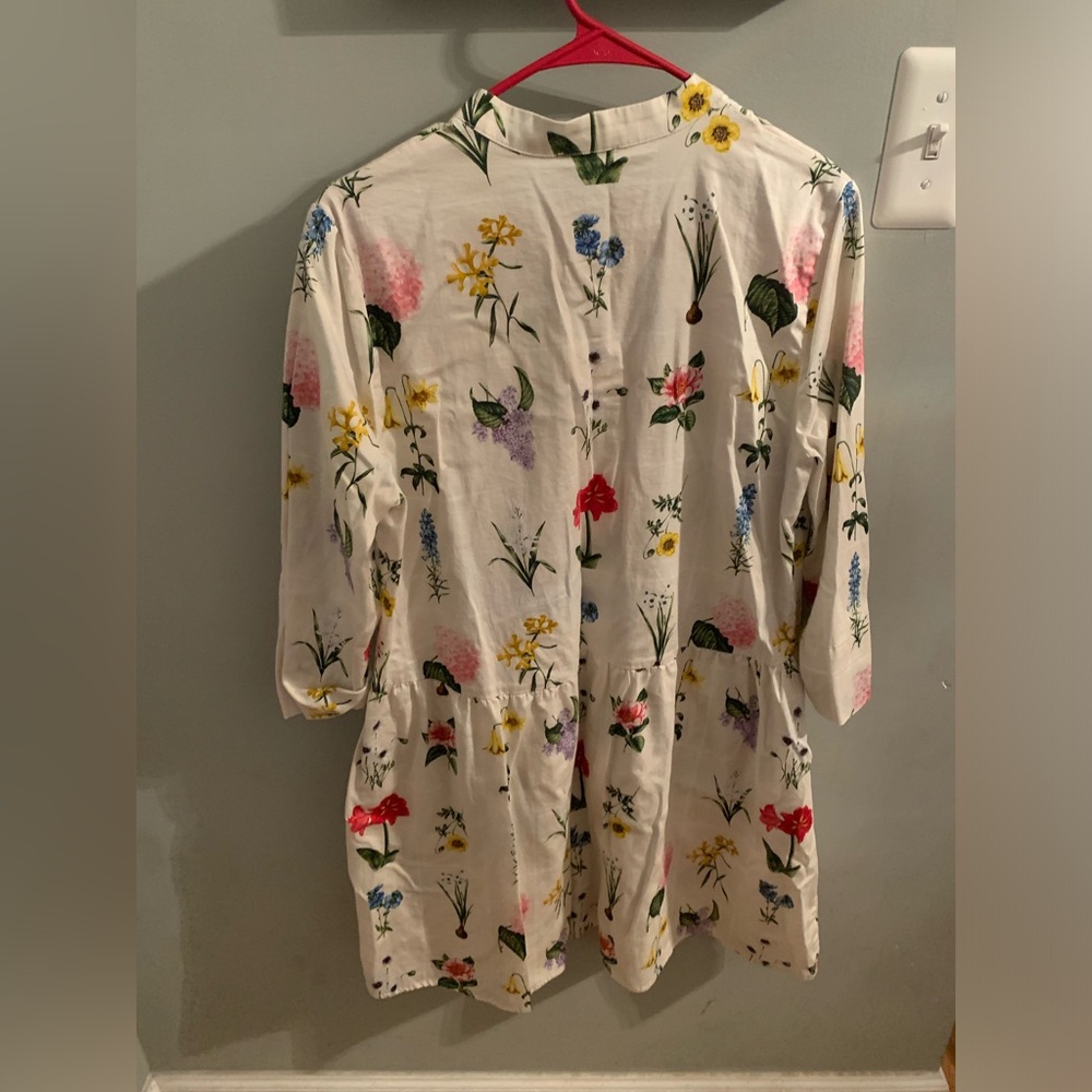 Tuckernuck Fresh Buds Royal Shirt Dress - Picture 3 of 5